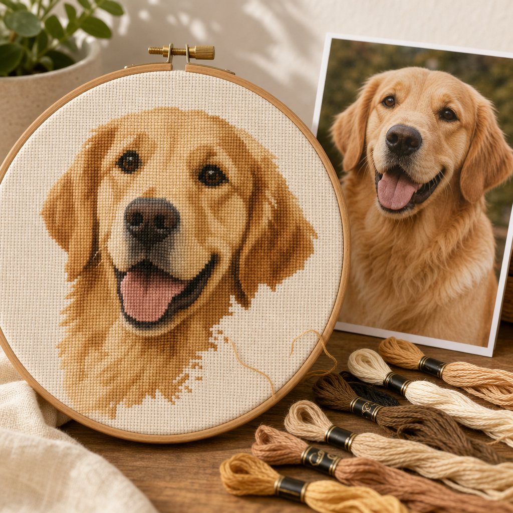 Cover illustration for the article “Pets in Thread: Fur Is the Hard Part”