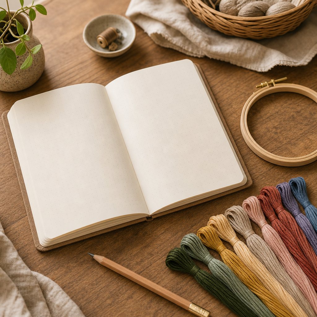 Cover illustration for the article “8 Prompt Templates Engineered for Cross Stitch Art”